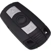 Jingyuqin Remote 3 Przyciski Car Key Case Pokrywa dla BMW 1 3 5 6 Seria E90 E91 E92 E60 Remote Key Shell Case Smart Key Blade FOB