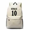 Neymar JR Canvas 배낭 청소년 축구 백팩 소년 소녀 학교 가방 학생 남성 여성 RuckSack Mochila Escolar