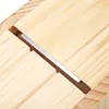 Boîte de savon en bois domestique Appareil d'équilibrage des matériaux en pin de coupe précise de coupe de fil avant 0,582 kg seulement
