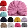 Warm Gebreide Garen Hoed Indian Stijl Herfst Winter Warm Peuter Beanie Haak Jongens Meisjes Baby Cap Leuke Kid Sturbano Bonnet