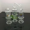 Fabrication de pipes à fumer en verre Bongs soufflés à la bouche 8 bouteilles d'eau en verre en forme de diamant