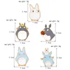 Enfance mon voisin charmant Totoro Chinchilla Brooch Button Button Pins Denim Veste Badge Badge Cartoon Animal Jewelry Gift
