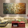 Texture à la main énorme peinture à l'huile abstraite toile moderne Art couteau décoratif peintures de fleurs pour décoration murale 2173330