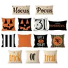 Halloween Pillows Cover Decorate pillows Halloween pumpkin trick or treat pillow cases Cushion Cover halloween decorations