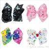 8 colori 2018 nuovo stile Neonata di vendita calda Amore animali dei cartoni animati Forcina con fiocco di colore abbagliante Bambini Copricapo Accessori per capelli per ragazze