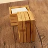 Natural Bamboo Soap Dish Soap Tray Holder Storage Soap Rack Plate Box Container for Bath Shower Plate Bathroom LX1082