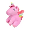 Lovely Plush Unicorn Doll Comfortable Fabric Stuffed Pillow Toy Elastic Cloth Party Favor For Children 20cm Pink White 10 5rb Ww