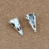 50 pz Argento Antico 3D Teschio Testa di Uccello Pendenti di Fascini Per Creazione di Gioielli Risultati Della Collana 14.5x31.5mm A-286