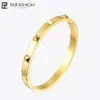 Enfashion Pyramid Spikes Bracelet Manchette Gold Color Stainless Steel Bracelet For Women Cuff Bracelets Bangles Pulseiras L18101305