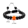 7 Chakras Lava Rock bead chain bracelet Essential Oil Diffuser Natural stone Braided rope Bangle For women & men Fashion Crafts Jewelry