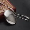 Vintage Photo Locket Necklace 925 Silver Plated Jewelry Pendant Necklace Women Gift Free Shipping