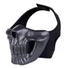 Máscara de caveira de Halloween máscaras de campo ao ar livre airsoft paintball capuz trator Máscara de cavaleiro de glória CS equipamento de proteção tático 203J
