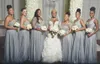 Arabisch Bruidsmeisjekleding Een Schouder Kralen Pailletten Chiffon Avondjurken Sexy Bescheiden Bruidsmeisje Dresses2487