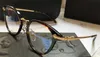 Nya populära män Optiska glasögon Fanx Punk Style Designer Retro Square Frame With Leather Box HD Lens toppkvalitet
