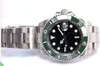 Mens Watches Rolx Luxury Sapphire Ceramic Green Bezel Dial 16610 116610 automatic X