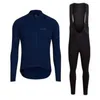 Män Rapha Cykeltröjor Set Långärmad höst Cykelkläder Bekväm Andas Ny Racing Suit byxset Y20112103