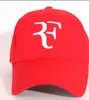 모자 도매 - 드롭 배송 클래식 고전적인 최신 무역 패션 테니스 모자 로저 페더러 RF 테니스 테니스 모자 2018 NEW