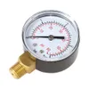 Freeshipping 50mm Manometer Pool Filter Vattentryck Ring Hydraulisk Tryckmätare Manometre Pression 1/4 "BSPT Tråd 0 ~ 60PSI 0 ~ 4BAR