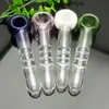 Colorir tr￪s camadas deflerar tubo de vidro de vidro bongs de vidro queimador de ￳leo tubula de ￡gua plataformas de ￳leo fumando, frete gr￡tis