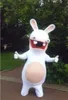 Rayman Raving Rabbit Mascot Costumes Animated theme animal Cospaly Cartoon mascot Character Halloween Carnival party Costume