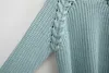 2018 herbst Winter Frauen Pullover und Pullover Lose Beiläufige Einfarbig Oansatz Twist Gestrickte Wolle Thicking Pullover S18100902