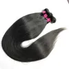 Fastyle Long Straight Brazilian Virgin Human Hair Weave 28 30 32 34 36 38 40inch 인간의 머리카락 묶음 레미 헤어 확장