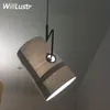 Modern gaffelhängande lampa suspenderad ljus 360 graders roterbar studiebutik Hem Restaurang Hotellrum Bedside Ljusfjädring Belysning