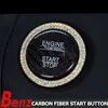 Kohlefaserauto -Motor -Stop -Stop -Taste -Kappenverkleidung für Mercedes Benz C Klasse W205 W204 AMG GLC X253 Auto Zubehör210x