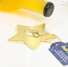 "Under The Star" Apribottiglie per birra con stella d'oro, souvenir per feste, bomboniere, regali e omaggi per gli ospiti SN14673035348