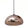 Void Rame Brass Bowl Bar Contatore con soffitto Pendente Lampada a Pendente Specchio Glass Bar Art Pendant Lampada Pendente Moderna Sala da pranzo Appeso L'illuminazione del filo