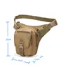 Oudor Sports Bag de assalto tático Combate Pacote de Camuflagem Camuflagem Bolsa de perna camuflagem No11-457