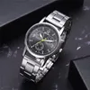 Fashion Men's Steel Belt Analog Sport Quartz Wrist Watch mens watches top  Masculino Reloj watch men Drop Shipping40