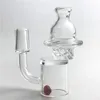 Gtr Bubble Spinning Quartz Banger Carb Cap Nail med 25mm Xl Flat Top Thick Bottom Domeless Nails 2 6mm Ruby Terp Pearl