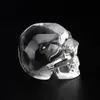 Kwarc Home Decor Czaszka Legth 62mm Dia 70mm Crystal Quartz Carved Skull Lealing Home Decor Akcesoria