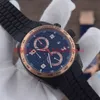 NOVITÀ Orologio da uomo Racing PD P6620 Movimento al quarzo Cronografo sportivo Oro rosa Cassa in acciaio Quadrante in fibra Funzionerà Cinturino in caucciù Uomo