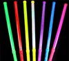 Créative LED Light Fluorescence Sticks Coloreful Blowing in the Dark Plastic Flashing Rod Concert Party Mariage Decoration 7170340