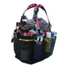Mesh Beach Bag Black Storage Torby dla kobiet dla kobiet Rodzina Lekka 122106