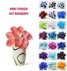 2018 Gorąca sprzedaż 50 sztuk MOQ Real Touch Lily Symulacja Wedding Flower Bukiety Sztuczne Calla Lily Dla Dekoracji Bridal i Home (bez wazonu)