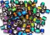Ny stil fancy humör färgbyte metall med hål populära smycken tillbehör pärla för grossist