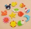 1800pcs/lot Home Decorations Lovely different cartoon Animal Wooden Fridge Magnet fridge stickers free shipping