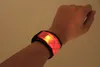 Led Wristband Sport Slap Wrist Strap Bands Light Flash Bracelet Glowng Armband Strap For Party Concert Armband In XMAS Halloween T8046971