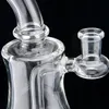 Tubos de agua de vidrio con cuarzo Banger Accesorios para humo de uñas Junta hembra de 14 mm Bong de vidrio Tubo para fumar Dab Oil Rigs pequeño burbujeador Hookahs cubilete