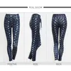 Pantalons de Yoga pour femmes, Leggings taille haute, imprimé feuilles, vêtements de Sport féminins sexy, vêtements de sport respirants, hanche, Push Up, pantalon noir8216887