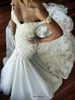 Sjöjungfru 2019 Nyaste bröllopsklänningar Sexiga av axeln Beaded Lace Appliqued Bridal Gowns Chapel Train Plus Size Vestidos