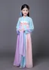 Dzieci Chiński Tradycyjny Hanfu Sukienka Dziewczyny Kid Ancient Chiński Hanfu Dress Kostium Kobieta Tang Odzież Dla Dziewczyn Kostiumy