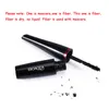 BioAqua Merk 2 stks / set Black Mascara Waterdichte zijde Vezel Volume Dubbele Effect Langdurige verlengde Curling Eyes Make-up