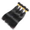 Mink brasileiro 5bundos de cabelo em linha reta tecidos 100% não transformados Bundles de cabelo humano peruano extensão de cabelo humano indiano malaio