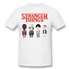 Luxury Mens Procent Cotton Stranger Things 8-bitars T-shirt Mäns Rund Neck Grå Blus Kortärmad Stor Storlek Geek T-shirt