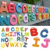 Magneti per frigorifero con lettere dell'alfabeto in legno per bambini, magneti per frigorifero in legno per cartoni animati, studio didattico, giocattolo per cartoni animati, regalo unisex