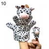 Hand pullets 2PCS big for DadMom small for kids 12 kids of animals childhood education a pair of plush toy finger puppets2905244